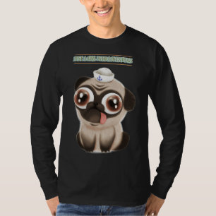 Apenas Uma Menina Que Ama Pugs Clássicos Na Camisa