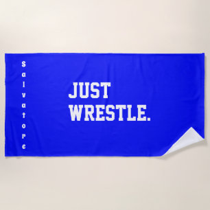 Apenas Wrestle personalizado. Toalha de praia