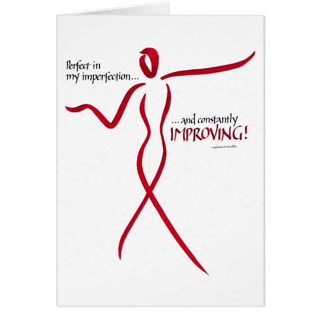 Aperfeiçoe… e melhorando! - cartão (Frente)