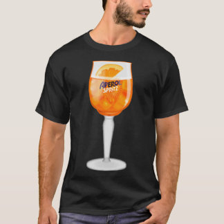 Aperol Spritz em uma camiseta Clássica de Vidro