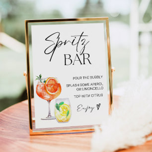 Aperol Spritz - Sinal de Bar, Spritz Impressão