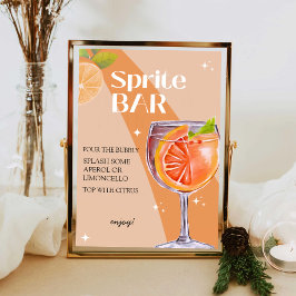 Aperol Spritz - Sinal de Bar, Spritz Impressão