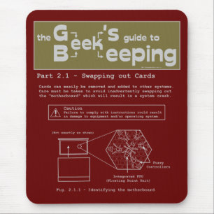 Apicultura do geek (que troca cartões) - Mousepad