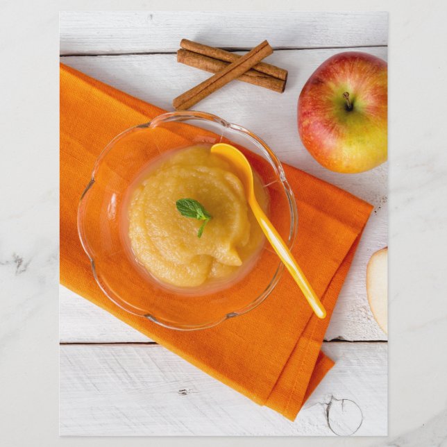 Aplausos com canela e colher de laranja (Frente)