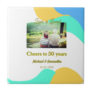 aplausos para 50 anos o amor é doce retrô