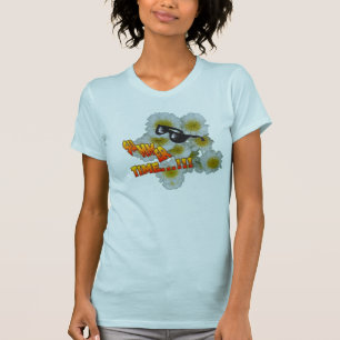 Aplicativo de Flores de Horário de Verão. Camiseta