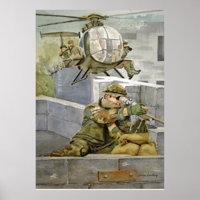 Apoiar as nossas tropas Forças Especiais Poster mi (Frente)