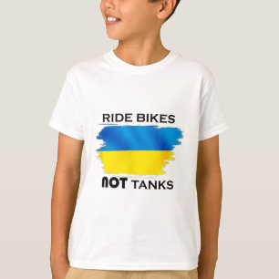 Apoiar Ucranianos Camisas da Bandeira da Ucrânia P