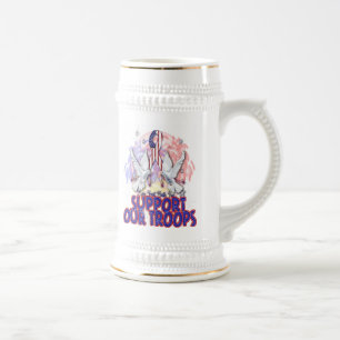 "Apoie caneca de cerveja ou caneca das nossas