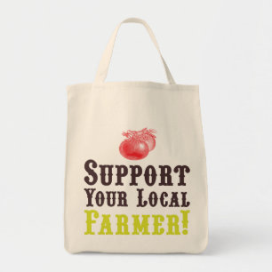 Apoie Seu Agricultor Local! Bolsa orgânico