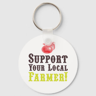 Apoie Seu Agricultor Local! Chaveiro