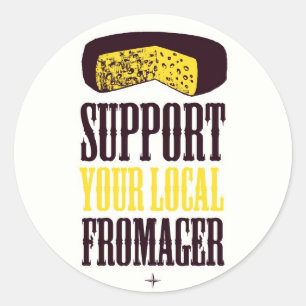 Apoie suas etiquetas locais de Fromager