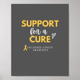apoio à cura da Poster e Impressão de cancer infan