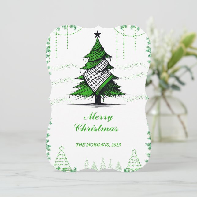 Apoio natalício à Palestina (Em pé/Frente)