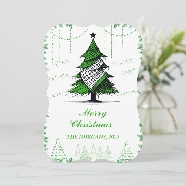 Apoio natalício à Palestina (Em pé/Frente)