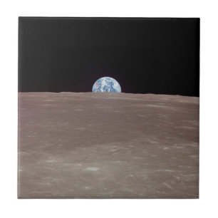 Apollo 11 imagem da ascensão terrestre sobre os me