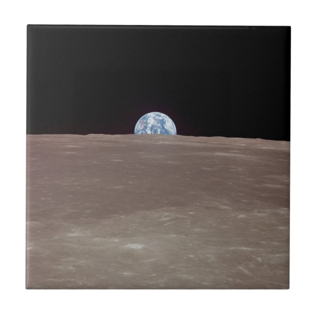 Apollo 11 imagem da ascensão terrestre sobre os me (Frente)