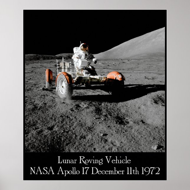 Apollo 17 Veículo Lunar Poster (Frente)
