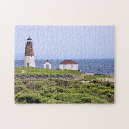 Aponte o farol de Judith, Rhode - quebra-cabeça da