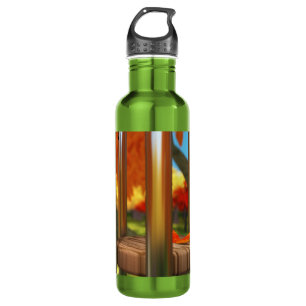 Após a garrafa de água do vento