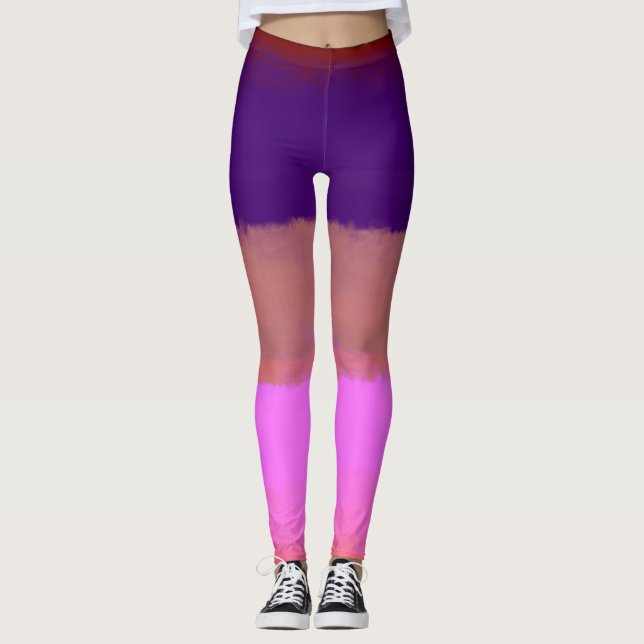 Após as leggings de Rothko-2 (Frente)
