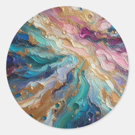 Após Os Adesivos De Abstrato De Impacto