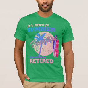 Aposentado e relaxado - Camisa sempre de verão