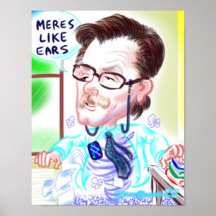 Aposentadoria Caricatura Poster 2014 do Dr. Meres'