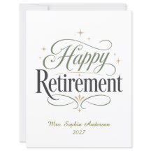 Aposentadoria Feliz Nome Personalizado