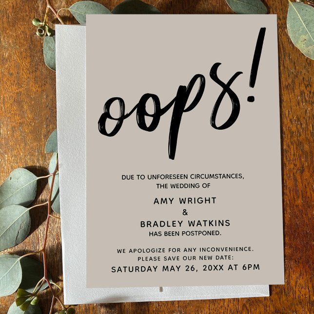 Apostou Creme de Casamento "Oops"! Anúncio (Criador carregado)
