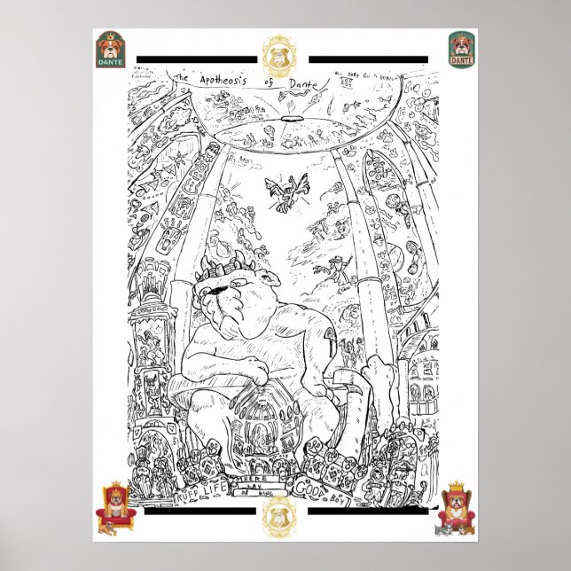 Apoteose ou Poster Dante (Frente)