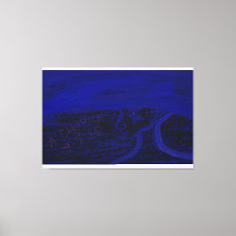 Apparition in the Sea Stretched Canvas Print