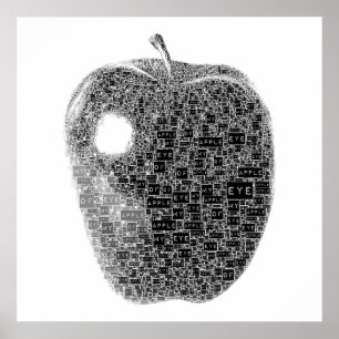 Apple de meu poster do texto do olho
