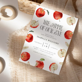 Apple Do Nosso Convite Para Chás de fraldas Ocular