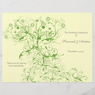 Apple Green Love Bird Swirls Program