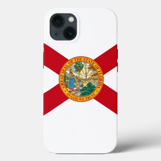 Apple iPhone 13 Case-Mate, bandeira da Flórida (Verso)