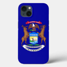 Apple iPhone 13 Case-Mate, bandeira Michigan