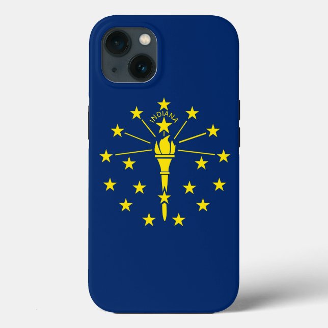 Apple iPhone 13 Case-Mate, Indiana Flag (Verso)
