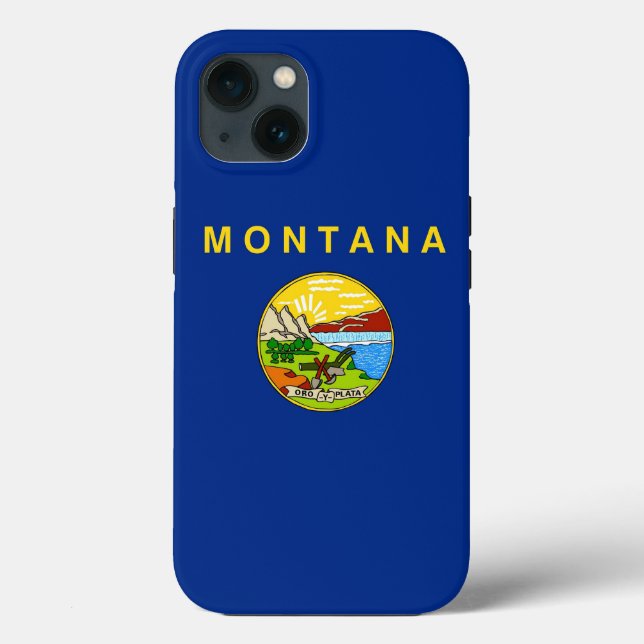 Apple iPhone 13 Case-Mate, Montana Flag (Verso)