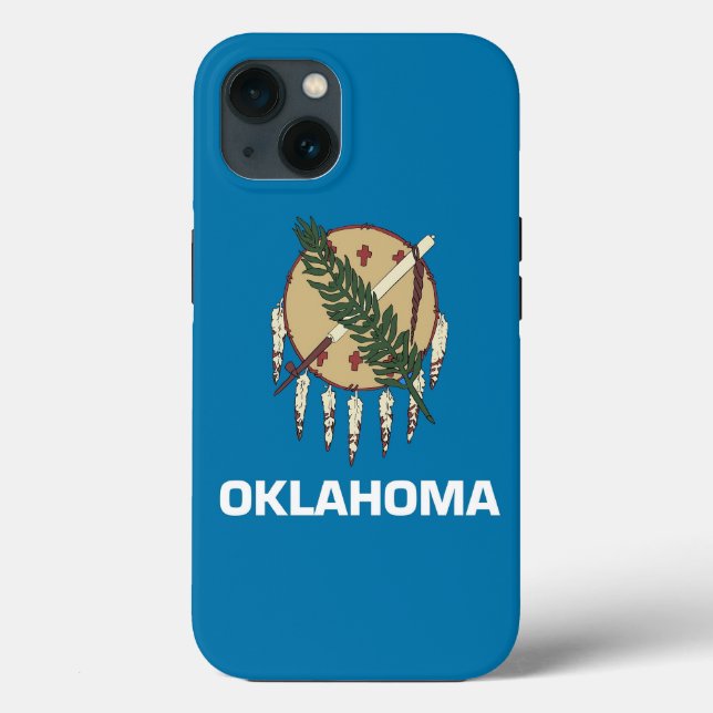 Apple iPhone 13 Case-Mate, Oklahoma flag (Verso)