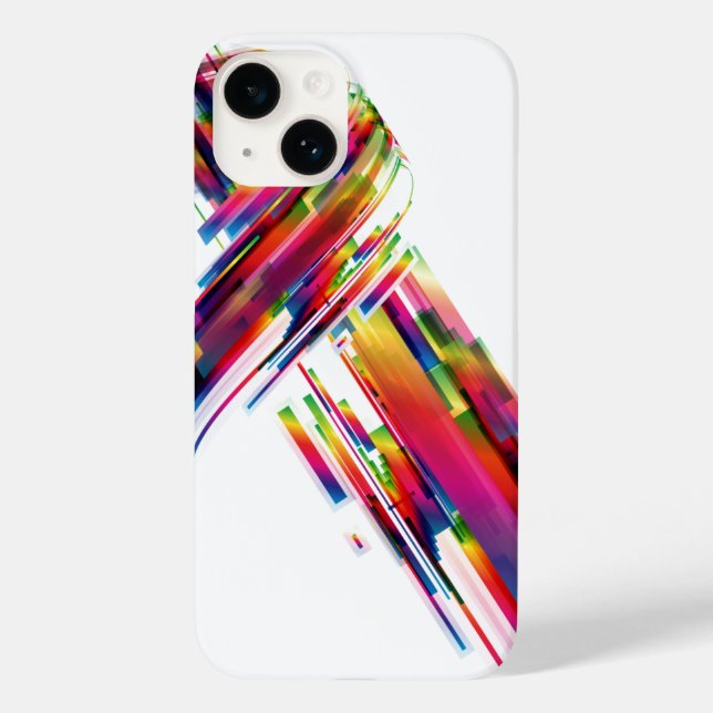 Apple iPhone 14 Case-Colorful Abstrato (Verso)