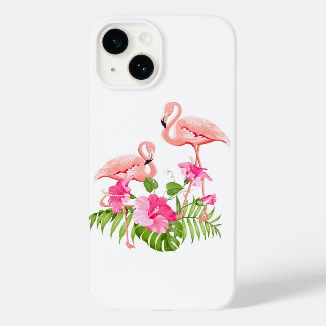 Apple iPhone 14 Case-Flamingo (Verso)