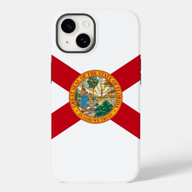 Apple iPhone 14 Case-Mate, bandeira da Flórida (Verso)