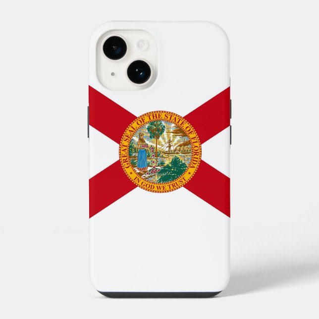 Apple iPhone 14 Case-Mate, bandeira da Flórida (Verso)
