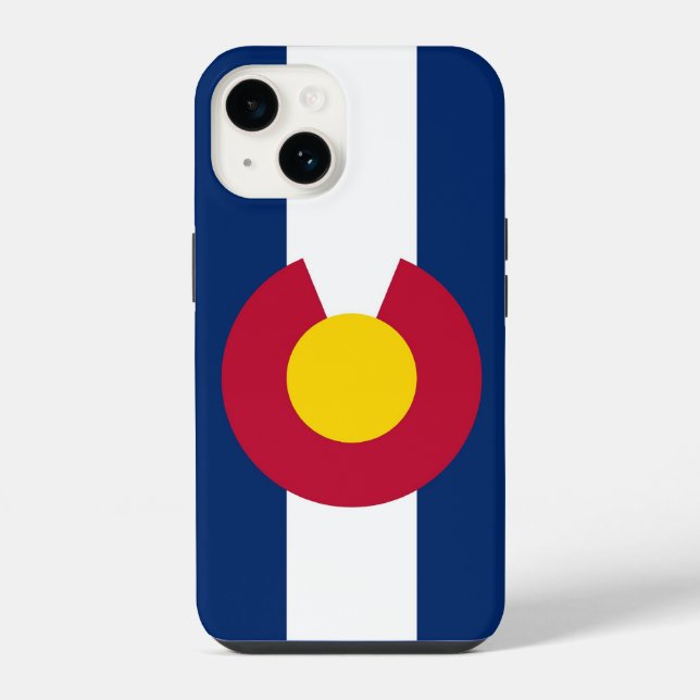 Apple iPhone 14 Case-Mate, Colorado flag (Verso)