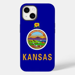Apple iPhone 14 Case-Mate, Kansas flag