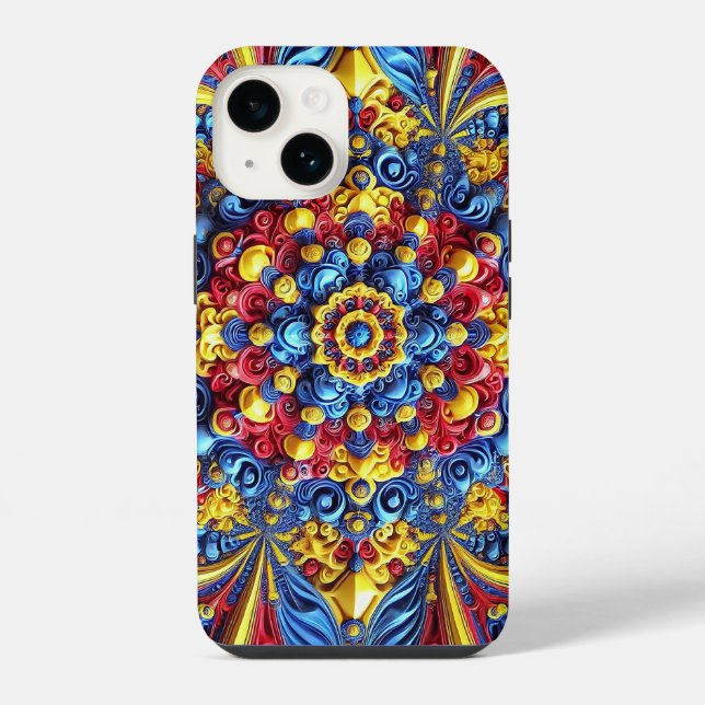 Apple iPhone 14 Case-Mate Romênia Colors (Verso)