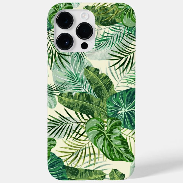 Apple iPhone 14 Pro Max Case-Tropical Palm (Verso)