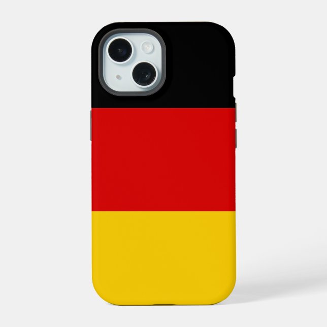 Apple iPhone 15 Case-Mate com a bandeira da Aleman (Verso)