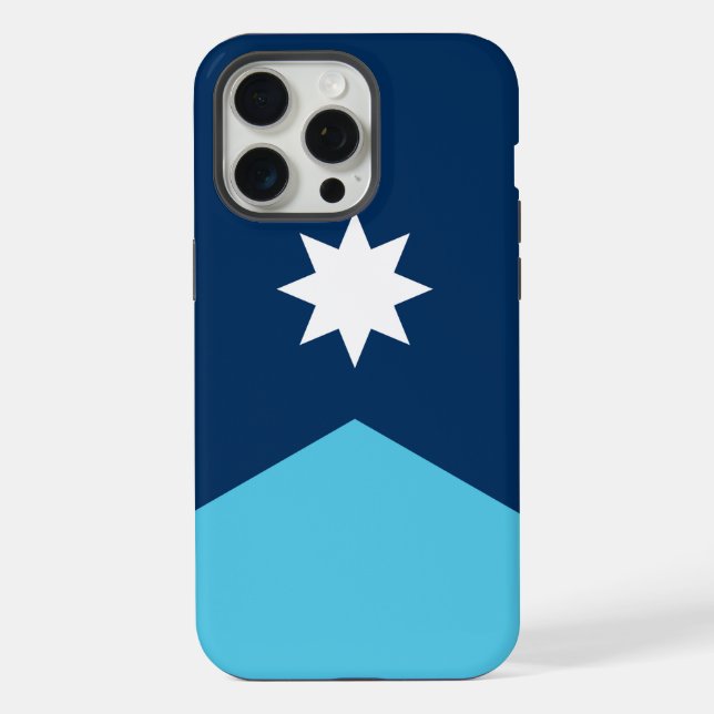 Apple iPhone 15 Pro Max Case, bandeira de Minnesot (Verso)